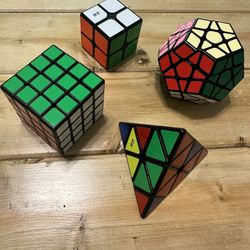 * 4x Various Advanced/Professional Rubex Cube  * Like New, No Marks and Stickers are Clean
