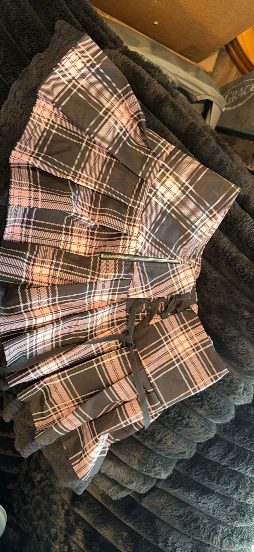 Pink And Black School Girl Skirt $50 ๐๐ค