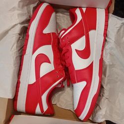 Red Low Dunks