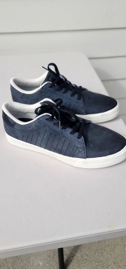 Supra Navy Blue Suede Low-Top Sneakers