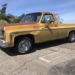 1973 Gmc C10 Longbed 350 V8 Motor 15” Wheels Chevy C10 Nova Buick Cutlass El Camino Camaro G10 Shortbed Trade Pontiac Rally Cragar Projects S10 Obs