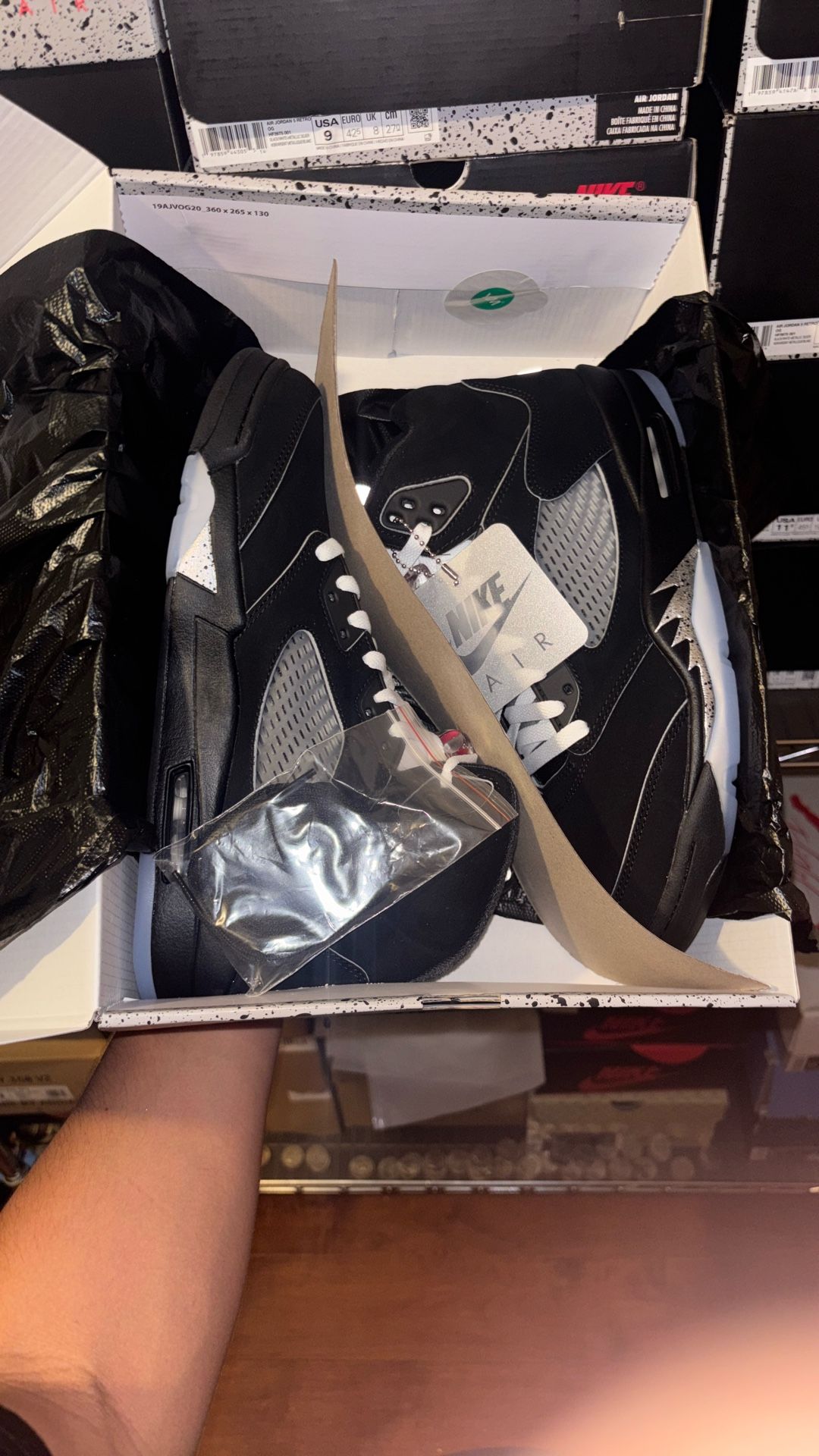 Jordan 5 Retro OG Black Metallic Reimagined