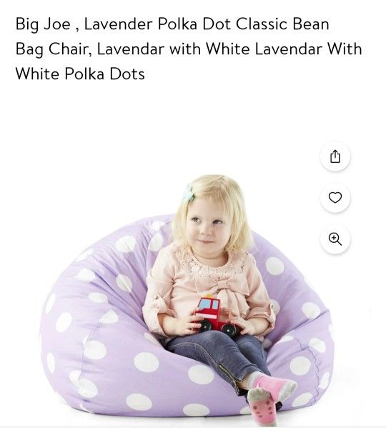 Bean Bags (Pink Polka Dot And Purple Polka Dot)