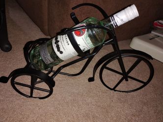 Metal Wine Holder! Bike Theme! Brand New!