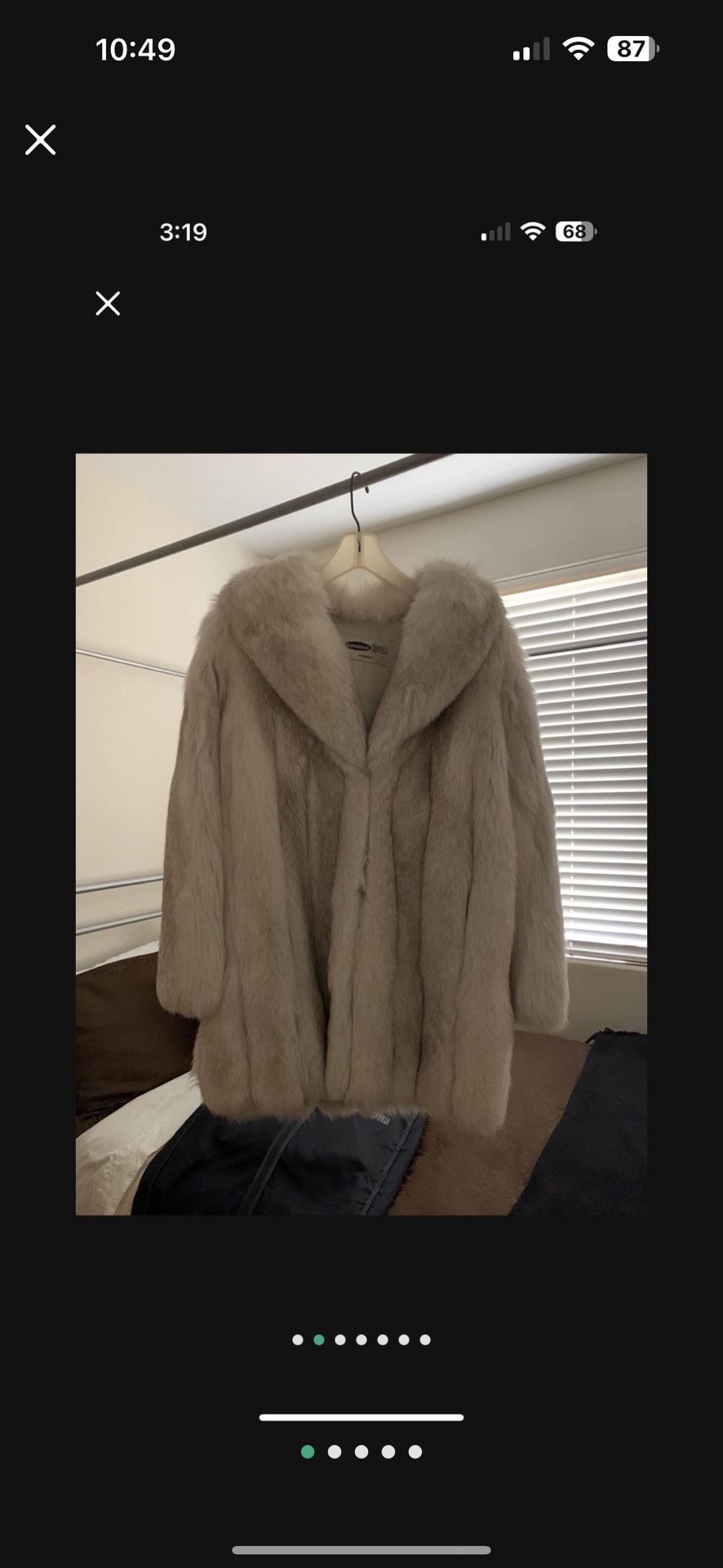 Women's Fox Coat And Jacket/vest