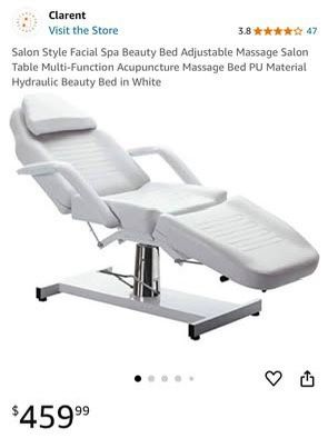 hydraulic facial bed