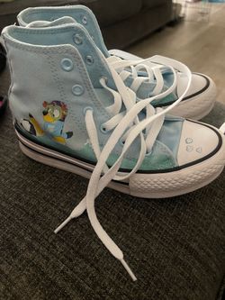 Size 13 kids Bluey converse
