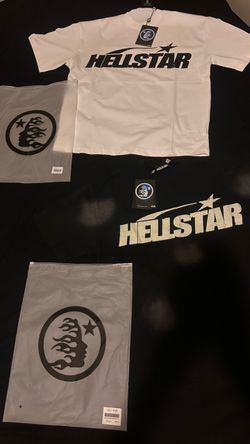 Hellstar Graphic T-Shirts Bundle White and Black