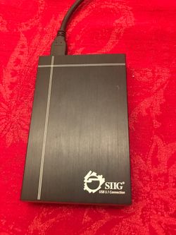 External hard disk 3.1 connection