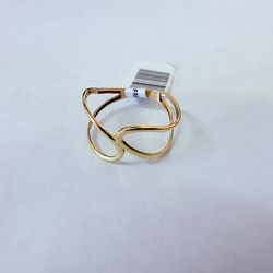 14K Gold Freeform Ring