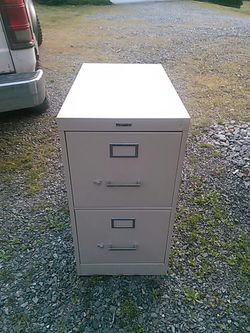 2 drawer file cabinet