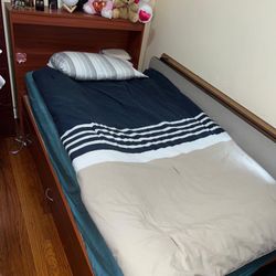 Twin Size Bed  With Storage 