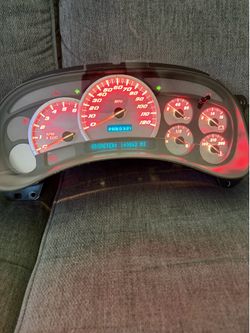 Silverado custom gauge cluster