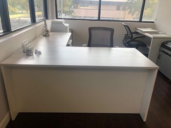 New modern office desks with draws other colors available