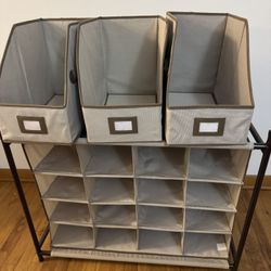 10-Piece Closet Organizer Bin Set Foldable Storage Box Set for Closet