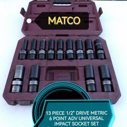 matco Swivel Impact Socket Set $280 Firm!!