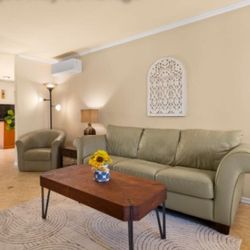 Italian Leather Sofa 