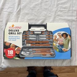 Deluxe Grill Set - 18 Pieces
