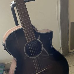 Electric/Acoustic Guitar With Amp