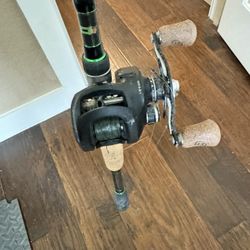 Dobyns Fury Baitcasting Rod Paired With 13 Fishing Concept a