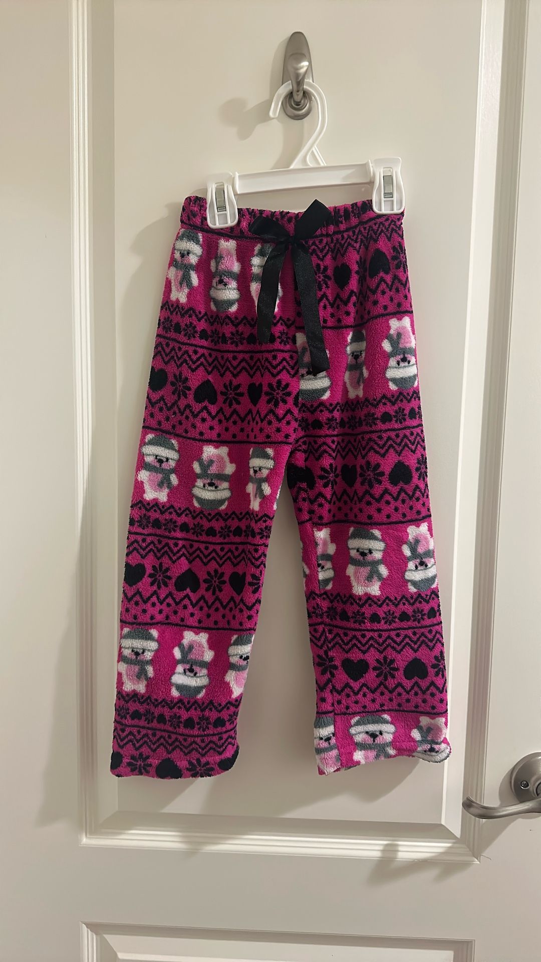Girls Fleece Pj Pants Size 4 Yr
