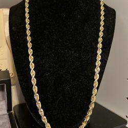 Gold Rope Chain 10k