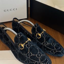 Gucci Velvet Loafers