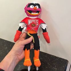 Vintage McDonald’s NHL Muppets ~ 12” Animal Plush ~ 1995 