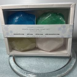 Peace Gemstone Soap Set