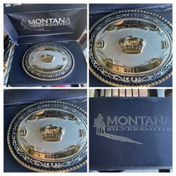 Montana Silversmith Queen Trophy Belt Buckle