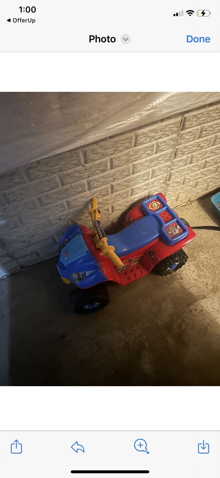 Paw Patrol Power Wheel