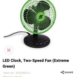 Led Snap On Fan (extreme Green).