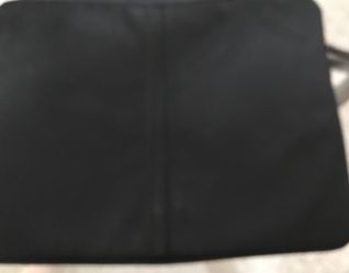 Coach Laptop Sleeve Black All Over Logo Print - 11x14 inch