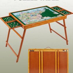 Wooden folding Puzzle Table
