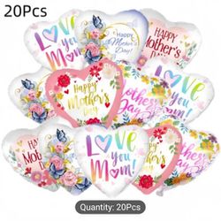 Happy Mothers Day Bloons 20 Pcs