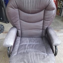 Glider Swivel/Rocker/Recliner w/ Cover And Rocking Footstool 