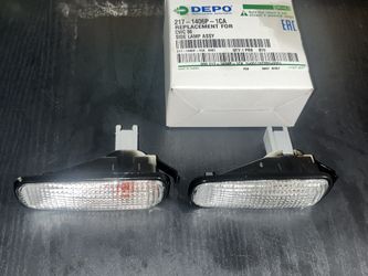 NEW Aftermarket (OEM Style) Clear Fender Side Markers For 96-00 Honda Civic