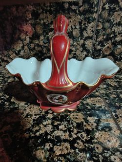 Vintage Antique  Brown  candy Bowl