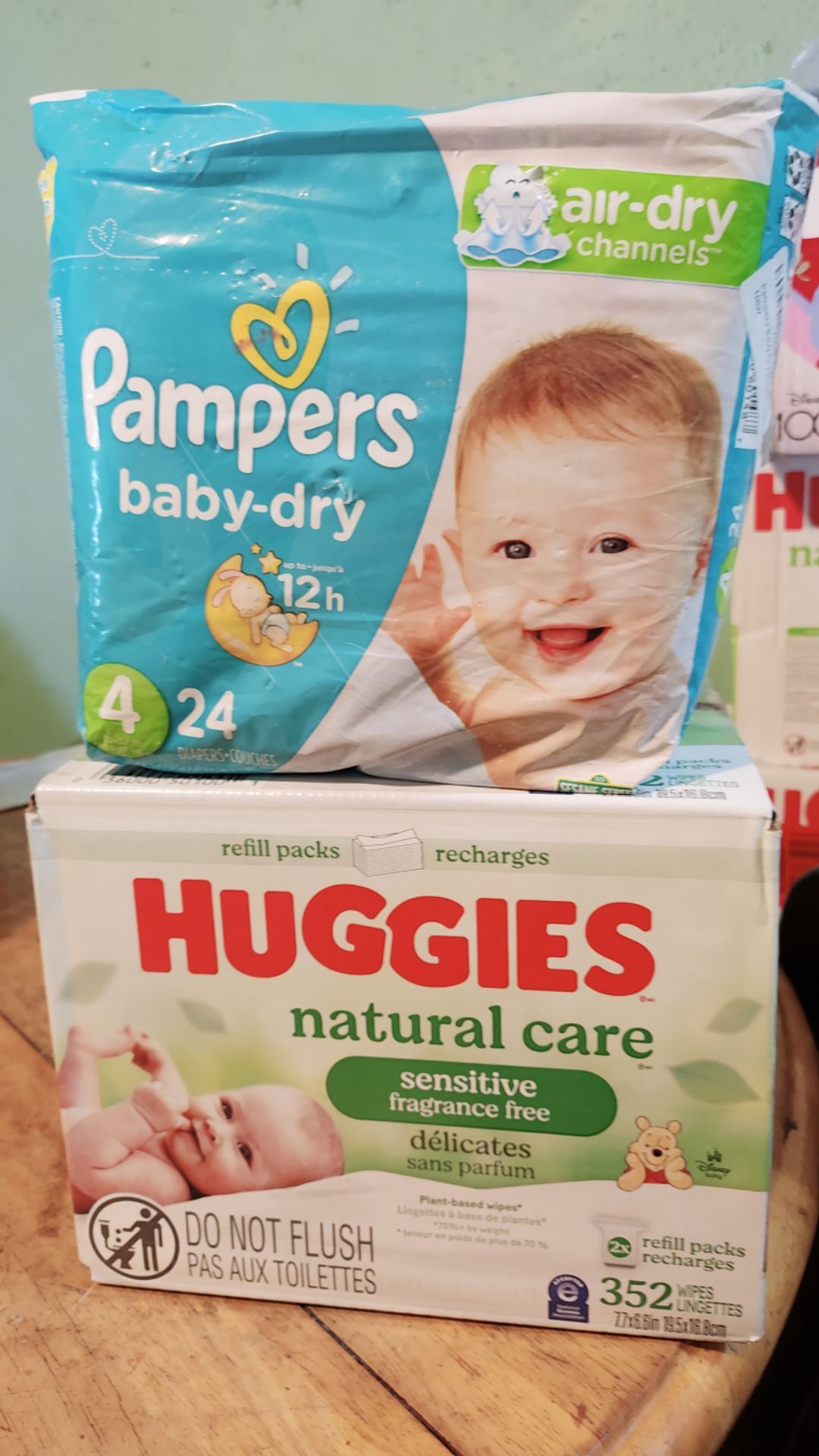 Diapers & wipes..$20 both