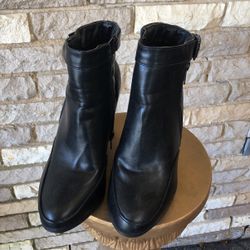 Black Booties Size 7