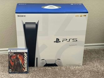 PlayStation 5 console w/ Deathloop Deluxe Edition