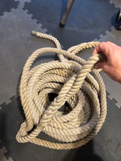 Vintage sisal rope