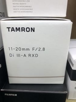 Tamron 11-20 F2.8 X Mount