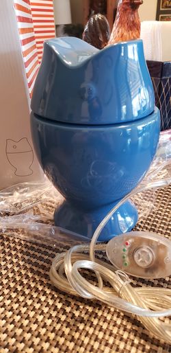 BRAND NEW GOLD CANYON BLUE FISH POD WARMER