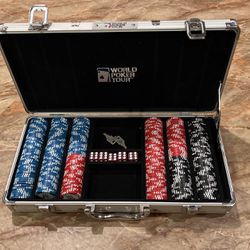 World poker Tour 300 Chips Set Case