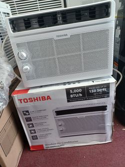 5000btu manual windows ac by Toshiba.  Brand New