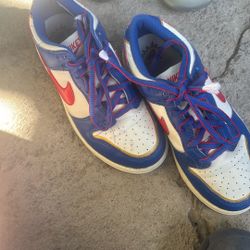 Red Blue And White Dunks