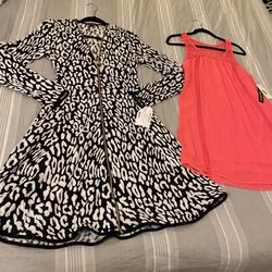 2 BRAND NEW W/ TAGS WOMENS SIZE SMALL DRESSES