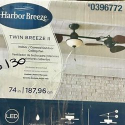 74in Ceiling Fan - Twin Breeze II