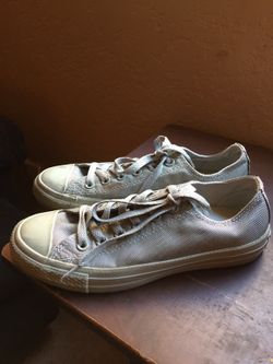 Silver Converse Sz: 5